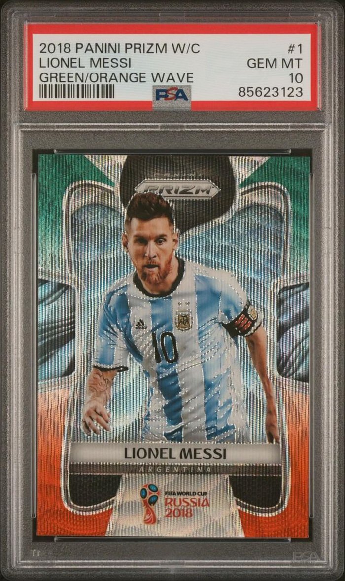 Lionel Messi 2018 World Cup card