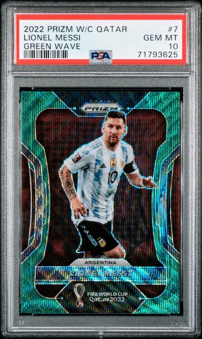 Lionel Messi 2022 World Cup card